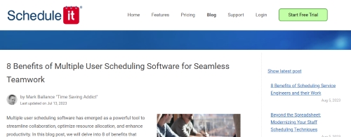 8 Benefits of Multiple User Scheduling Software for Seamless Teamwork