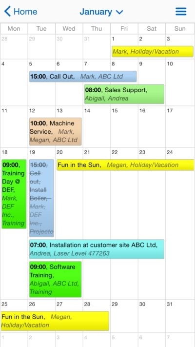 calendar scheduling app